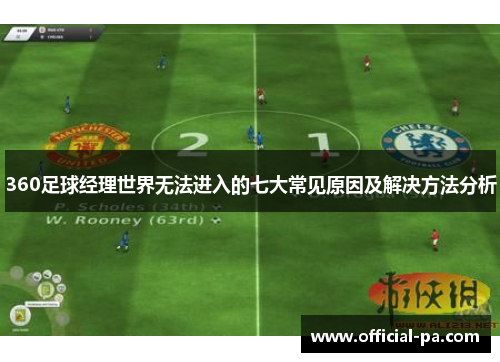 360足球经理世界无法进入的七大常见原因及解决方法分析