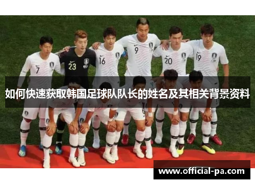 如何快速获取韩国足球队队长的姓名及其相关背景资料