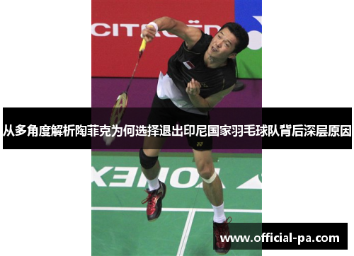 从多角度解析陶菲克为何选择退出印尼国家羽毛球队背后深层原因