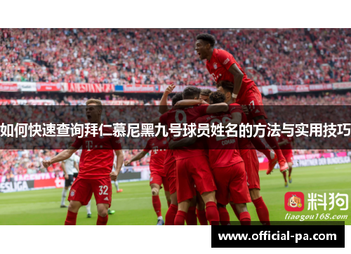 如何快速查询拜仁慕尼黑九号球员姓名的方法与实用技巧 如何快速查询拜仁慕尼黑九号球员姓名的方法与实用技巧